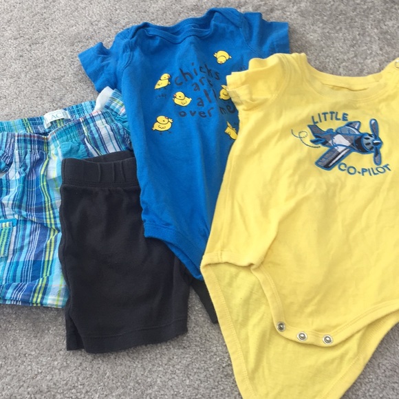 Multiples Matching Sets Lot Of Baby Boy Summer Clothes 2 Months